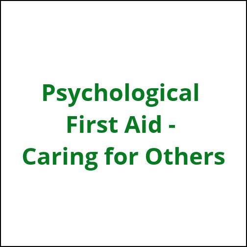 Caring for others