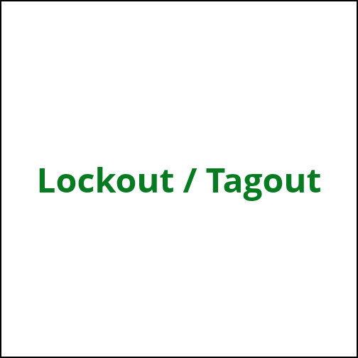 lockout/tagout